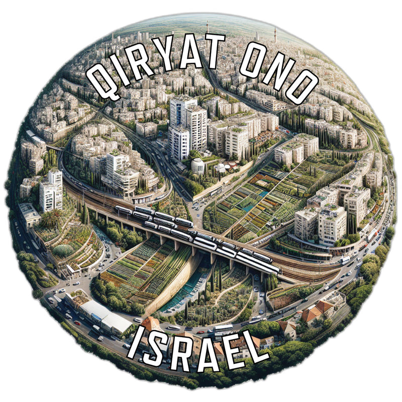 Qiryat Ono Israel Souvenir Vinyl Decal Sticker 2-Inch