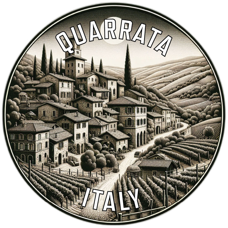 Quarrata Italy Souvenir Die Cut Flat Magnet 2-Inch