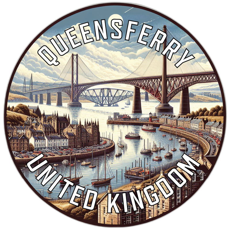 Queensferry United Kingdom Souvenir Vinyl Decal Sticker 2-Inch