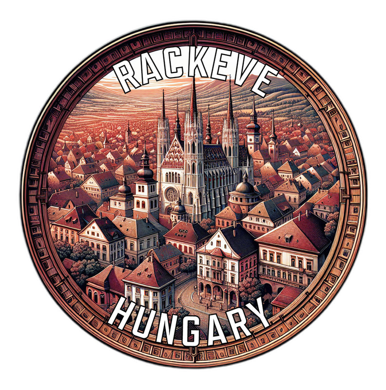 Rackeve Hungary Souvenir Vinyl Decal Sticker 2-Inch