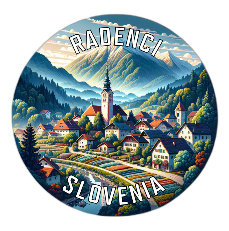 Radenci Slovenia Souvenir Vinyl Decal Sticker 2-Inch