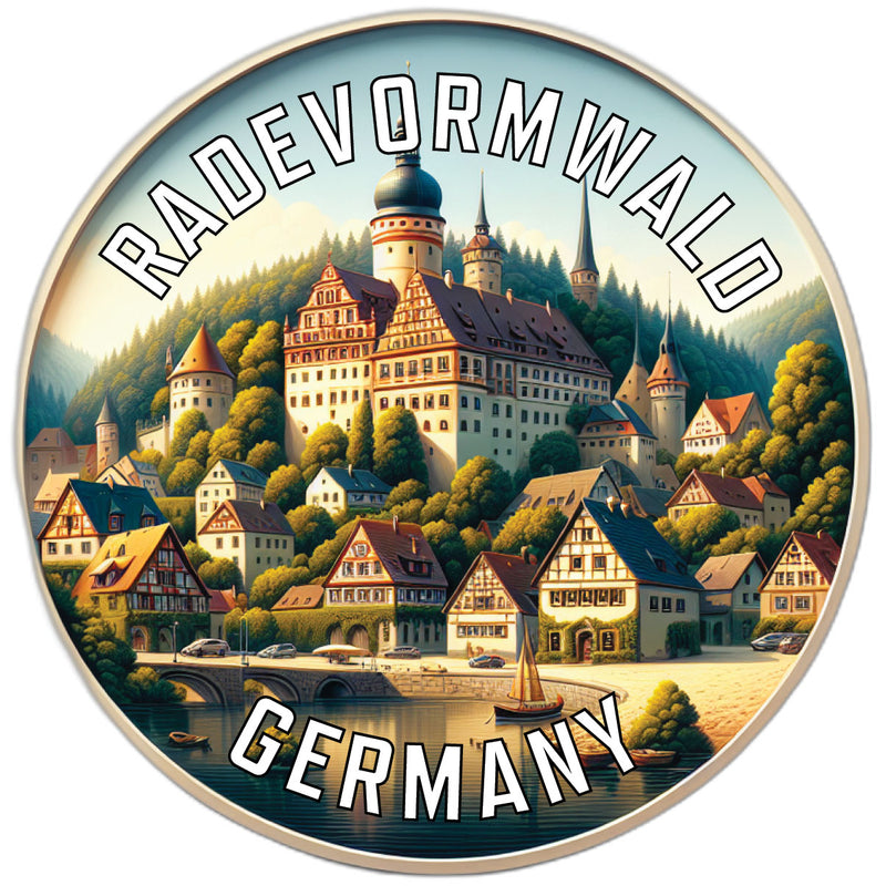 Radevormwald Germany Souvenir Die Cut Flat Magnet 2-Inch