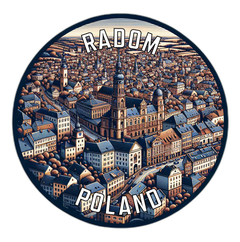 Radom Poland Souvenir Vinyl Decal Sticker 2-Inch