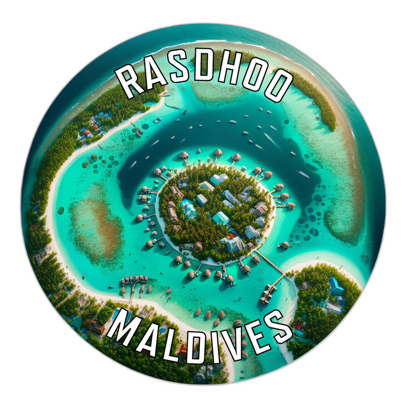 Rasdhoo Maldives Souvenir Vinyl Decal Sticker 2-Inch