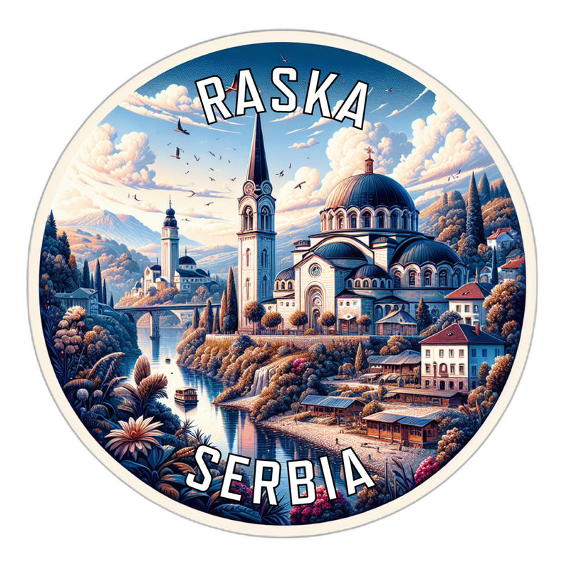 Raska Serbia Souvenir Vinyl Decal Sticker 2-Inch