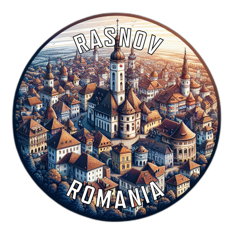 Rasnov Romania Souvenir Vinyl Decal Sticker 6-Inch