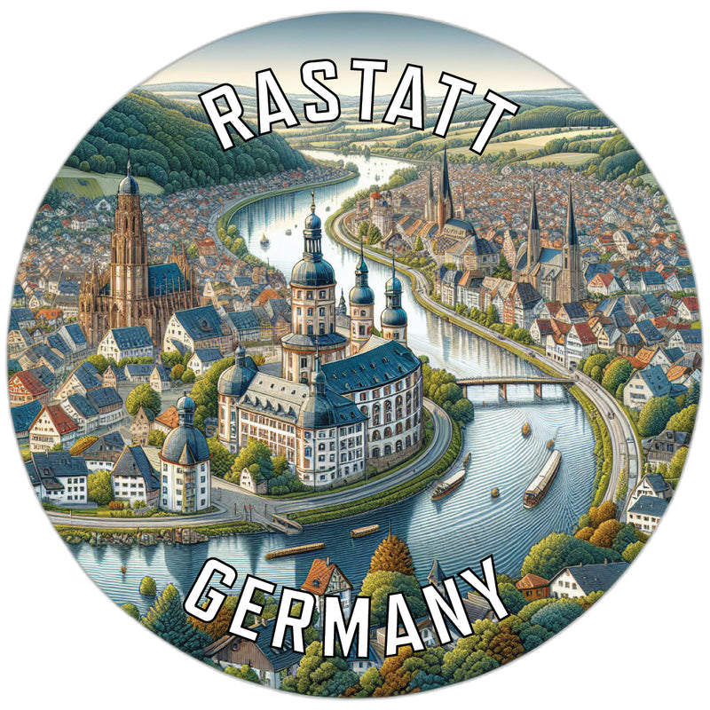 Rastatt Germany Souvenir Vinyl Decal Sticker 3-Inch