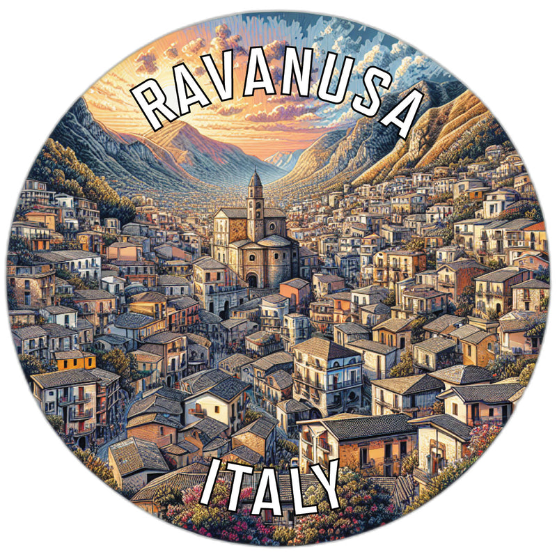 Ravanusa Italy Souvenir Vinyl Decal Sticker 6-Inch