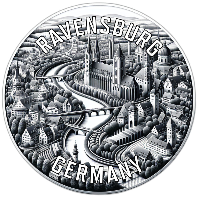 Ravensburg Germany Souvenir Vinyl Decal Sticker 6-Inch