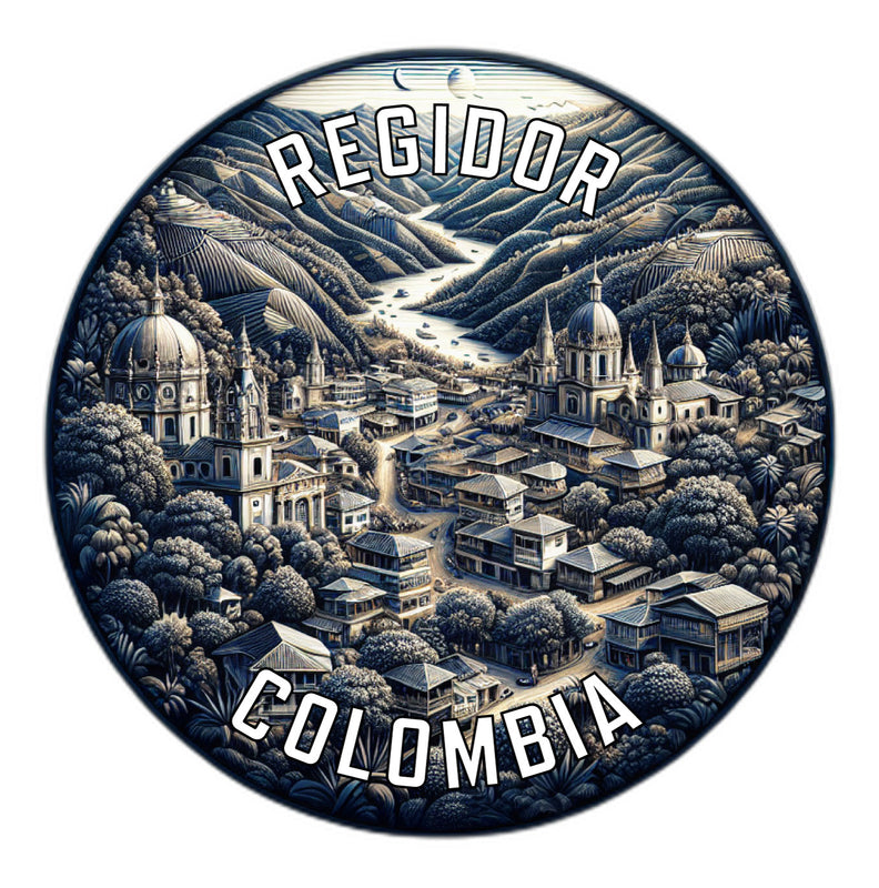 Regidor Colombia Souvenir Vinyl Decal Sticker 2-Inch