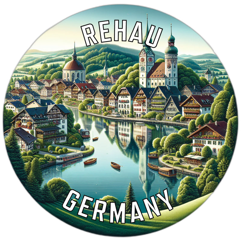Rehau Germany Souvenir Vinyl Decal Sticker 6-Inch