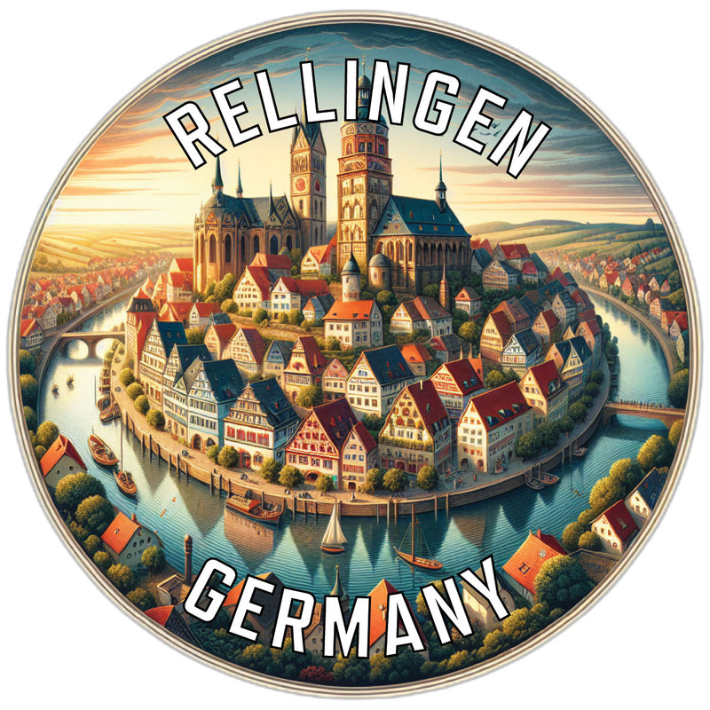 Rellingen Germany Souvenir Vinyl Decal Sticker 2-Inch