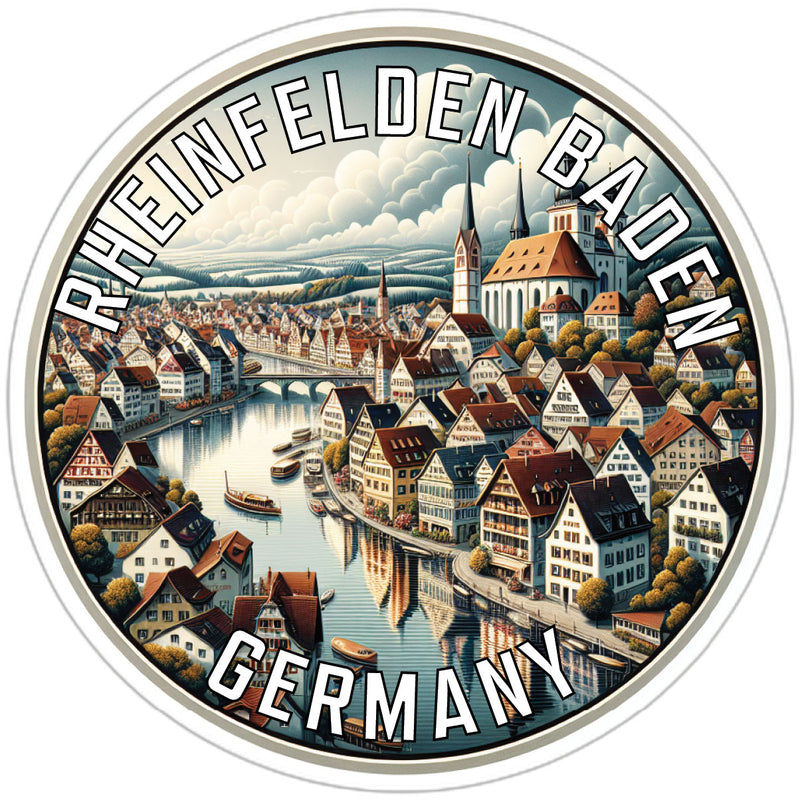 Rheinfelden Baden Germany Souvenir Die Cut Flat Magnet 2-Inch