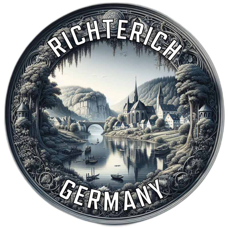 Richterich Germany Souvenir Vinyl Decal Sticker 2-Inch