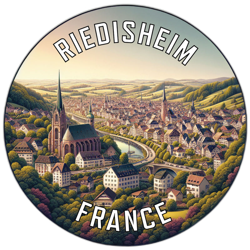 Riedisheim France Souvenir Vinyl Decal Sticker 2-Inch