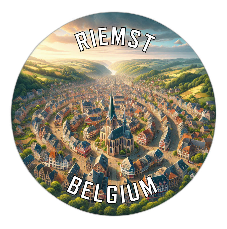 Riemst Belgium Souvenir Vinyl Decal Sticker 6-Inch
