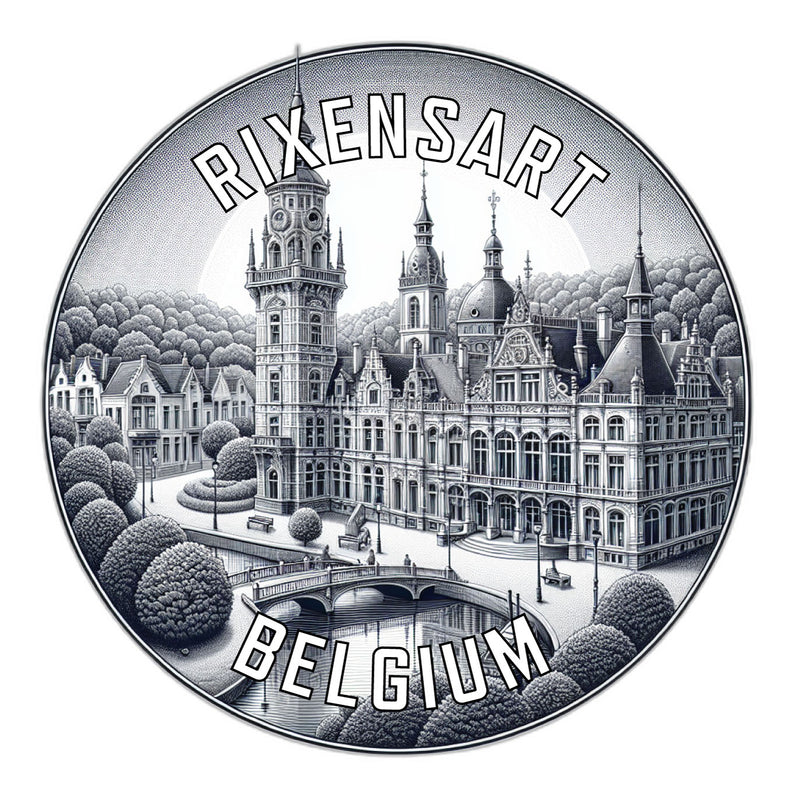 Rixensart Belgium Souvenir Vinyl Decal Sticker 2-Inch
