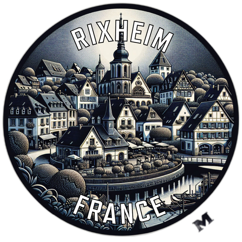 Rixheim France Souvenir Vinyl Decal Sticker 2-Inch