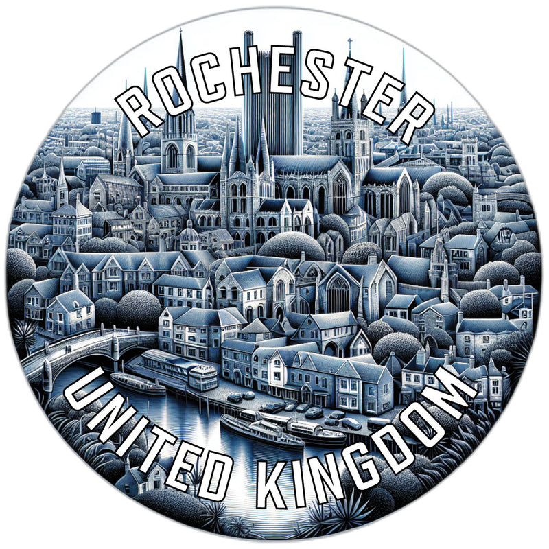 Rochester United Kingdom Souvenir Vinyl Decal Sticker 2-Inch