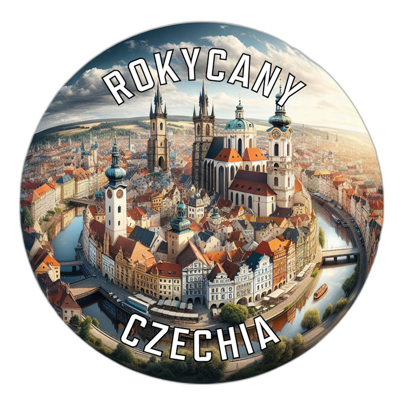 Rokycany Czechia Souvenir Die Cut Flat Magnet 2-Inch