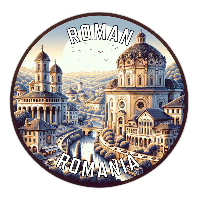 Roman Romania Souvenir Vinyl Decal Sticker 2-Inch