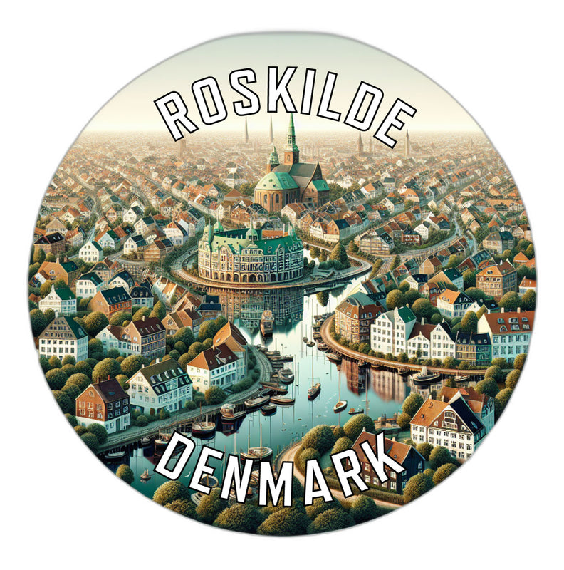 Roskilde Denmark Souvenir Vinyl Decal Sticker 6-Inch