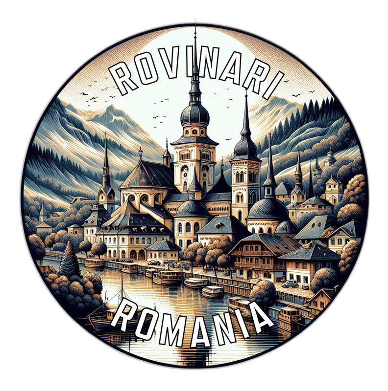 Rovinari Romania Souvenir Vinyl Decal Sticker 2-Inch