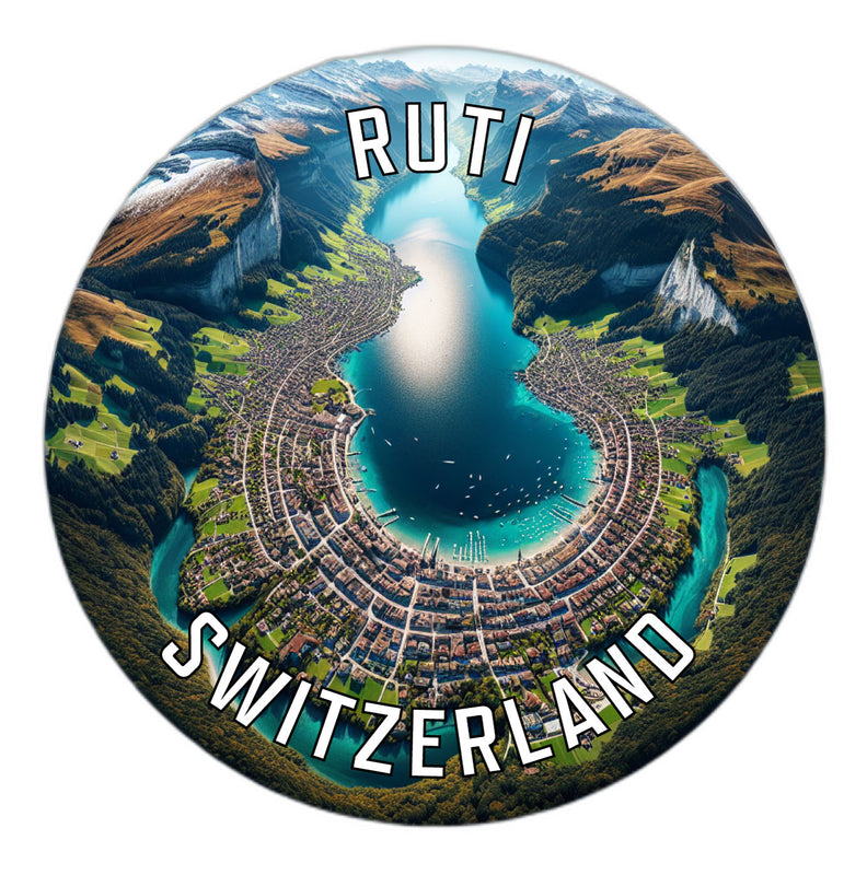 Ruti Switzerland Souvenir Vinyl Decal Sticker 6-Inch
