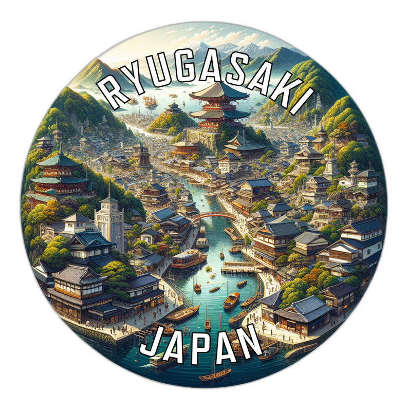Ryugasaki Japan Souvenir Vinyl Decal Sticker 6-Inch