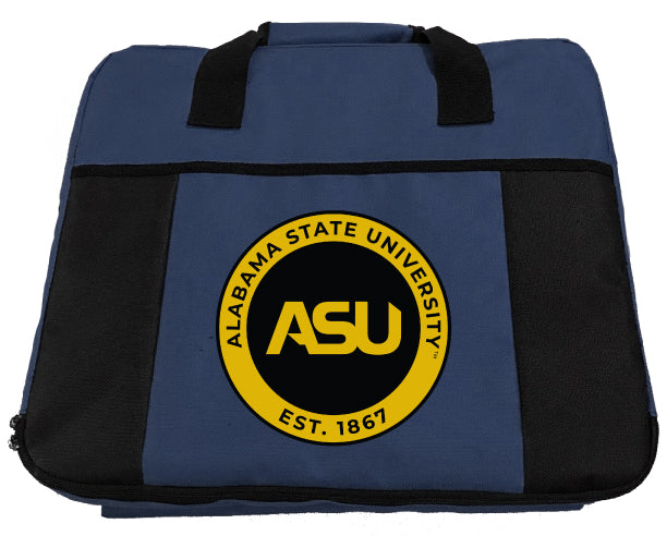 Alabama State University Seat Cushion Officially Licensed Collegiate Product Navy