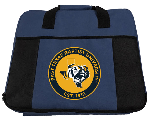 East Texas Baptist University Seat Cushion Officially Licensed Collegiate Product Navy