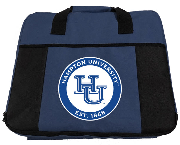 Hampton University Seat Cushion Officially Licensed Collegiate Product Navy