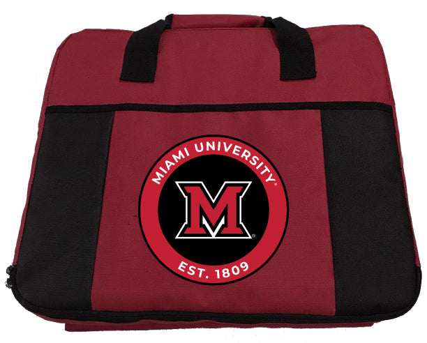 Miami University of Ohio Seat Cushion Officially Licensed Collegiate Product Maroon