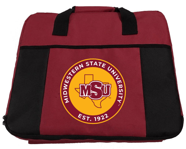 Midwestern State University Mustangs Seat Cushion Officially Licensed Collegiate Product