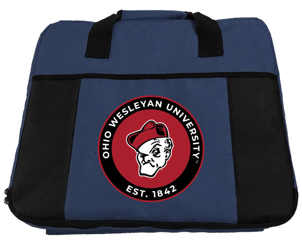 Ohio Wesleyan University Seat Cushion Officially Licensed Collegiate Product Navy