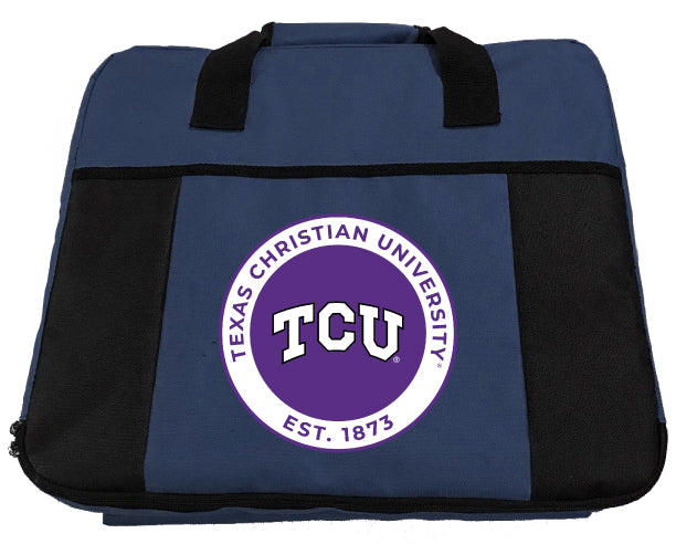 Texas Christian University Seat Cushion Officially Licensed Collegiate Product Navy