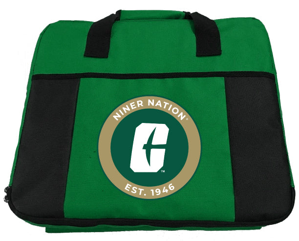 North Carolina Charlotte Forty-Niners Seat Cushion Officially Licensed Collegiate Product Green