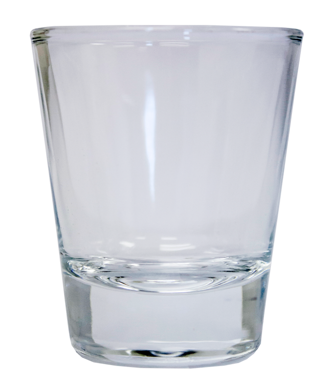Customizable Round Shot Glass Personalized with Custom Text