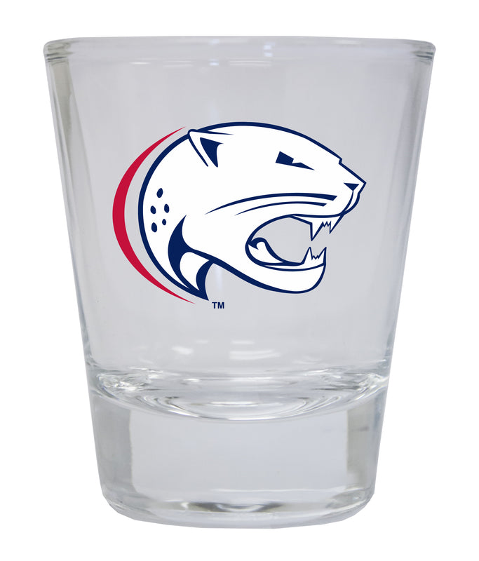 University of South Alabama 2 Ounce Shot Glass Round Clear Officially Licensed Collegiate Product 4-Pack