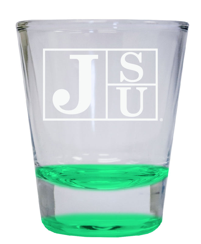 Jackson State University 2 oz Engraved Shot Glass Round Officially Licensed Collegiate Porduct
