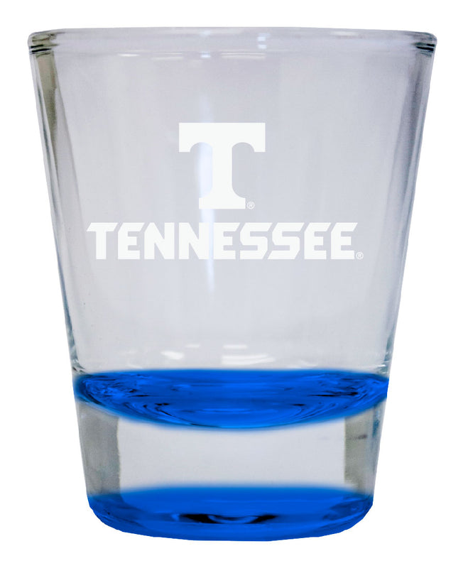 Tennessee Knoxville 2 oz Engraved Shot Glass Round Officially Licensed Collegiate Product