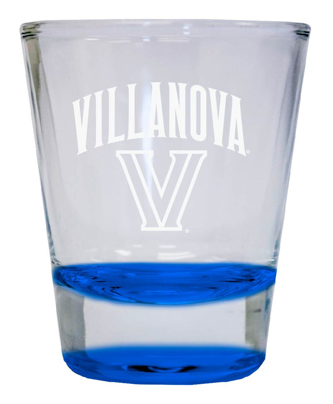 Villanova Wildcats 2 oz Engraved Shot Glass Round Officially Licensed Collegiate Product