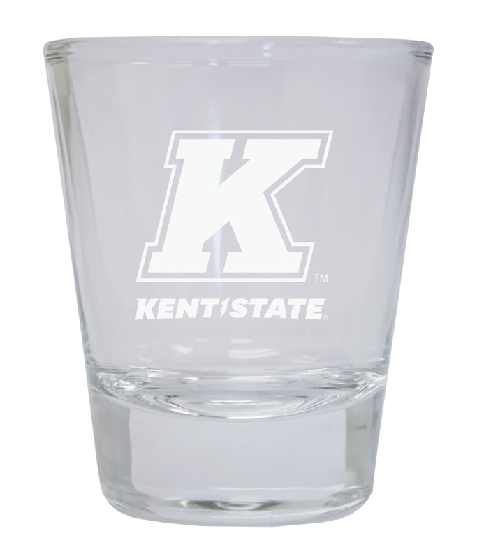 Kent State University Etched Round Shot Glass Officially Licensed Collegiate Product
