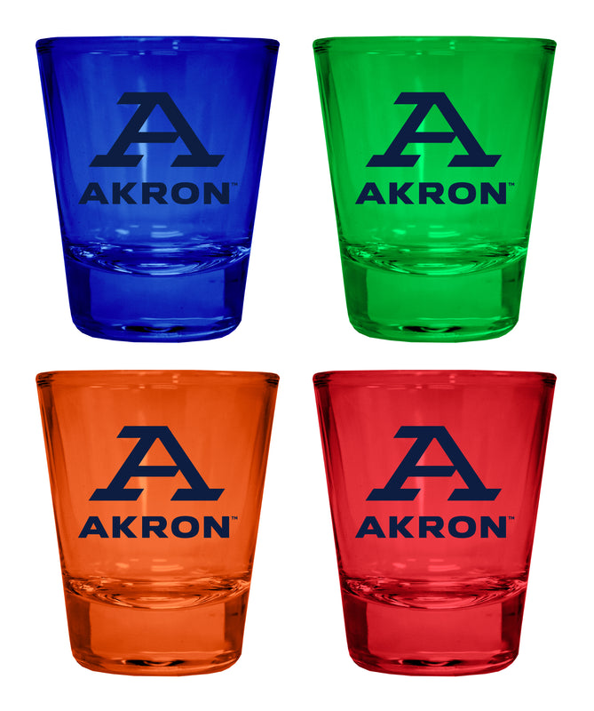 Akron Zips Full Color 2oz Shot Glass Officially Licensed Collegiate Product