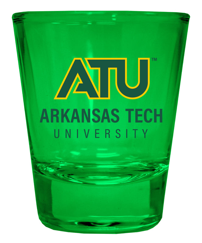 Arkansas Tech University Full Color 2oz Shot Glass Officially Licensed Collegiate Product