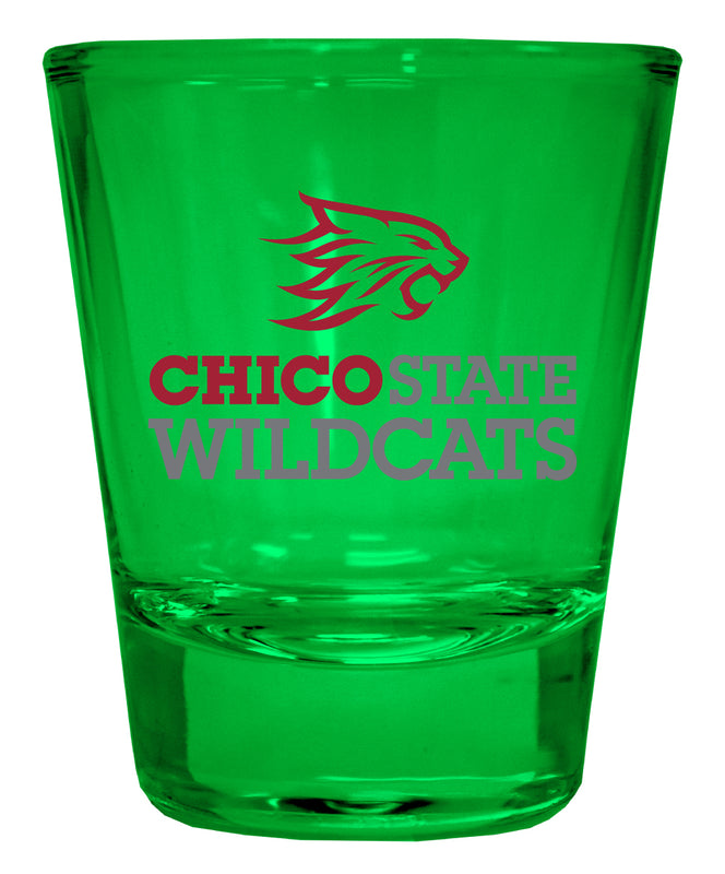 California State University, Chico Full Color 2oz Shot Glass Officially Licensed Collegiate Product