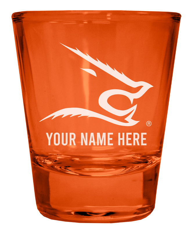 Texas A&M Kingsville Javelinas Customizable Engraved Full Color 2oz Shot Glass Orange Officially Licensed Collegiate Product Single