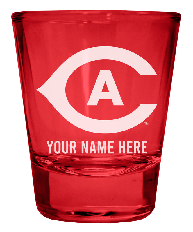 UC Davis Aggies Customizable Engraved Full Color 2oz Shot Glass Red Officially Licensed Collegiate Product Single