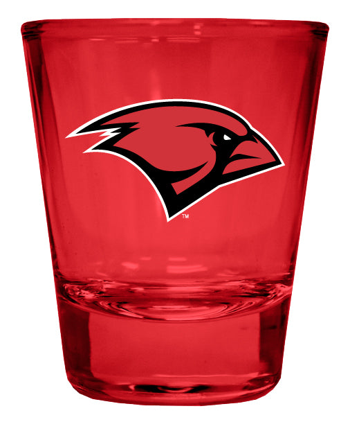 Incarnate Word Cardinals Full Color 2oz Shot Glass Red Officially Licensed Collegiate Product 4-Pack