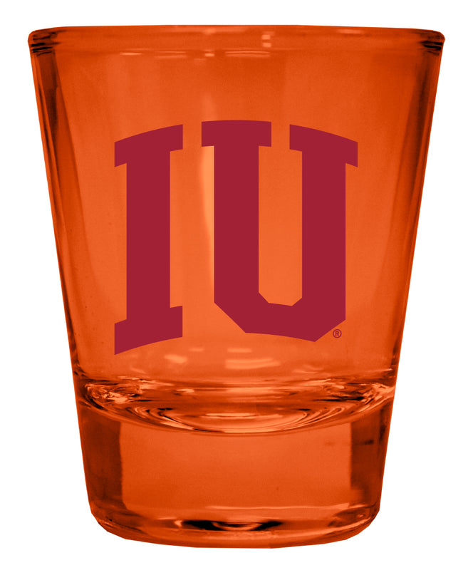 Indiana Hoosiers Full Color 2oz Shot Glass Officially Licensed Collegiate Product